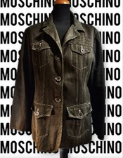 MOSCHINO GIACCA DI JEANS DONNA JACKET WOMAN VINTAGE