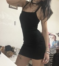 Vestito Abito Nero Tubino