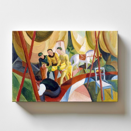 Quadro moderno august macke - moderno,