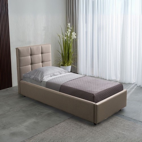 Letto singolo con - , contenitore