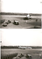 Tunisi 2 foto aeroporto aerei Alitalia Caravelle da Milano giugno 1974