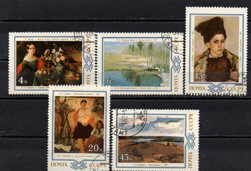 Russia 1983 quadri artisti - russia,