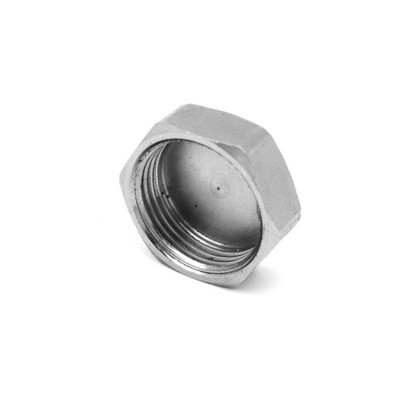 Tappo femmina ottone cromo - tappo,