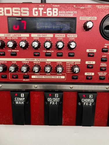 Boss processore effetti - gt-6b,