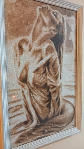 Quadro ricamato punto croce - ricamato,