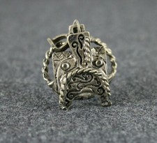 Ciondolo PORTACHIAVI ETNICO Collana da Collezione Figura ARTE Vintage Stile MODA