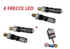 4X FRECCE NANO MICRO MOTO A LED OMOLOGATE UNIVERSALI + INTERMITTENZA ELETTRONICA