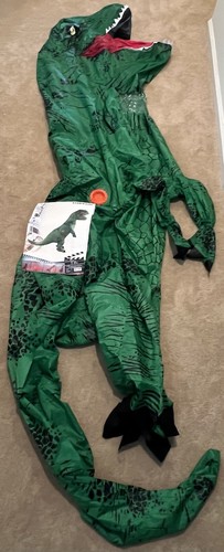 Costume rex verde gonfiabile - t-rex,