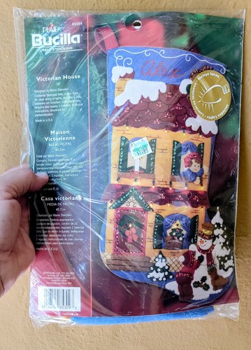 Bucilla kit calza applique - bucilla,