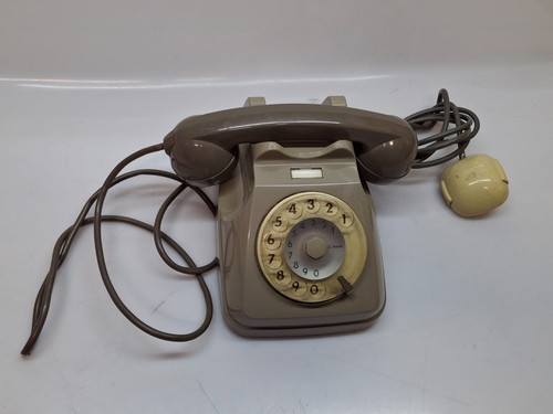 Telefono fisso vintage con - vintage,
