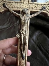 Crocefisso antico in legno per