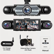 Dash Cam a 4 Canali 360 °