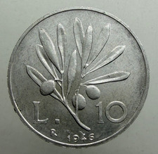 RARO 10 LIRE ULIVO  1946
