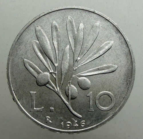 Raro lire ulivo 1946 - 10,