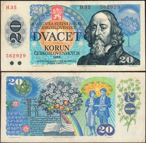 Cecoslovacchia korun 1988 - -,