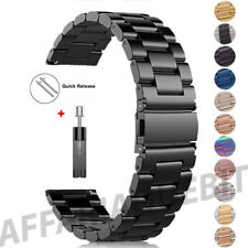 cinturino in acciaio inox per smartwatch ed orologio con toglimaglie 20/22mm