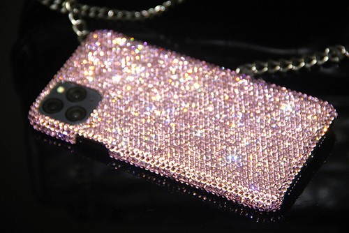 Custodia rigida bling rosa - rigida,