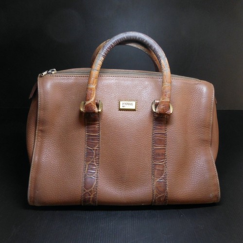 Borsa pelle marrone - pelle,