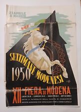 Copertina di “Settimane Modenesi 1950”, XII Fiera di Modena, 23 aprile-8 maggio.