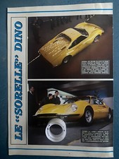 Rara pubblicità FERRARI DINO 206 GT del 1966
