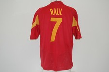 MAGLIA SPAGNA ADIDAS RAUL NO WORN JERSEY NON INDOSSATA MAILLOT SHIRT EURO 2004 