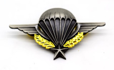 BREVETTO MILITARE PARACADUTISTI FRANCESI IN METALLO DA GIACCA