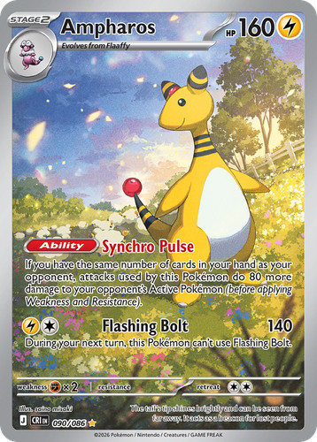 Ampharos holo chaos rising - -,