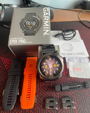 Garmin Epix Gen 2 PRO 51mm+2 Cinturini (1 Titanium+1 Arancio) NUOVI Apr-2025!