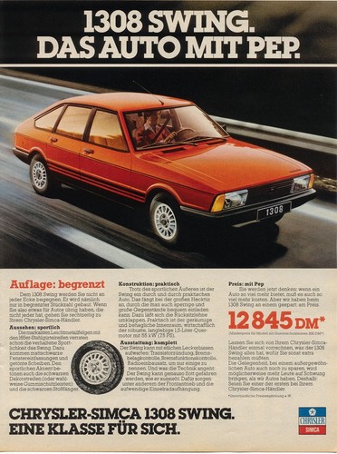 Chrysler simca 1308 swing - chrysler-simca,
