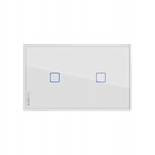 INTERRUTTORE 2 POSTI BIANCO