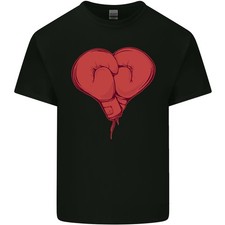 Guanti Da Boxe Heart Boxer MMA Muay Thai Uomo Maglietta Leggera In Cotone
