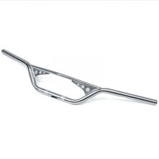 Barra Motocross Universale 7/8'' 22mm Manubrio Moto Sterzo Cromato con Fori