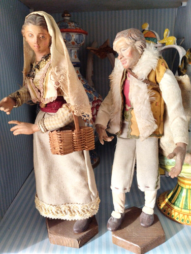 Due statuine del - due, presepe