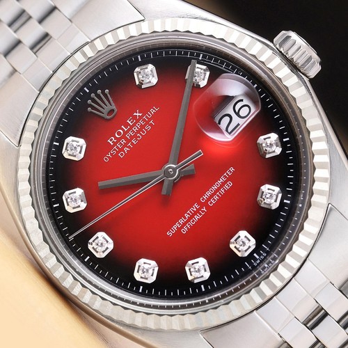 Rolex uomo datejust rosso - uomo,