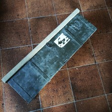 BAULE MILITARE LEGNO VINTAGE ANTICO ITALIANO. CON RINFORZI, MANIGLIE E CHIUSURA 