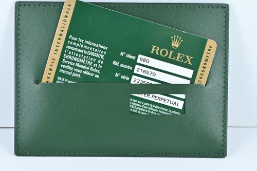 Rolex international tee card - rolex,