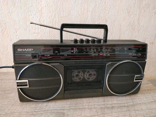 Boombox ghettoblaster sharp - boombox,