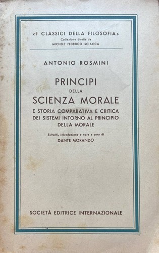 Principi della scienza - , morale