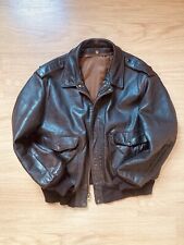 Schott 184sm giacca Leather Jacket, Tg 46 (USA), 50-52 (ITA), Restaurato TOP!!!!