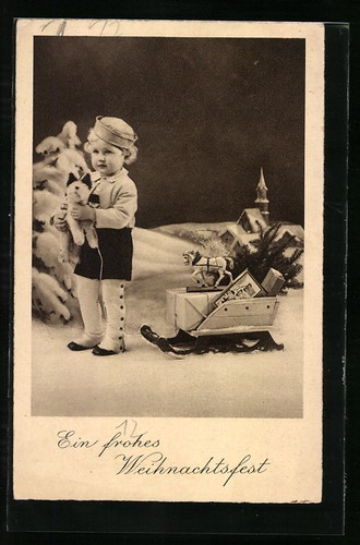 Cartolina bambino piccolo con - cartolina,
