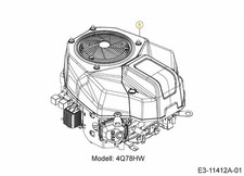 Motore trattorino tagliaerba