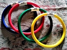 4 ANELLI NABAIJI ACQUATICI per immersione zavorrati gioco bambini piscina usati