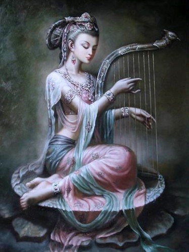 Arte dipinto olio ritratto - arte,