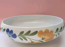 RICHARD GINORI MONDOVÌ FIORI GIALLI BLU ESTATE PIATTO PORTATA CIOTOLA VINTAGE