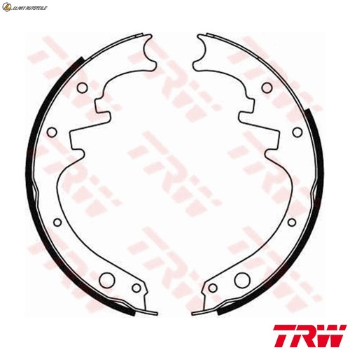 Kit ganasce freno gs8412 per - kit,