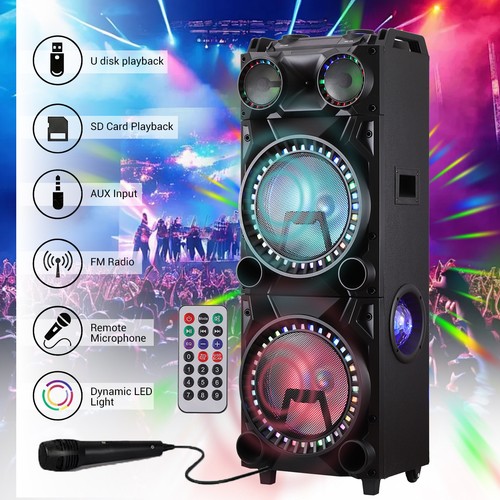 Doppio woofer portatile fm - woofer,