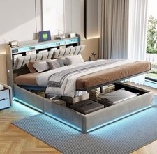 Letto matrimoniale contenitore - letto,