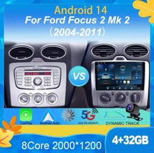 Autoradio 9” Android 13 per Ford Focus Mk2 2004-2011 CarPlay GPS WIFI + HD CAM