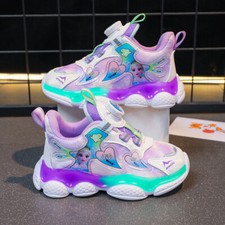 Scarpe ginnastica sneaker casual bimba bambini con luce da 24 a 37 ottimo sport