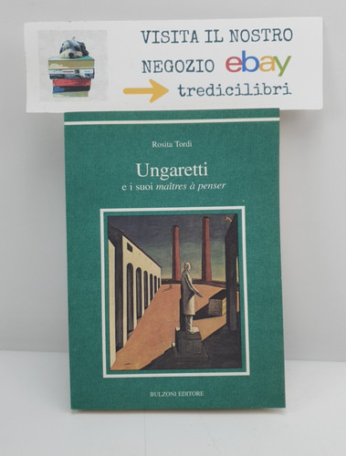 Ungaretti suoi maitres à - ungaretti,